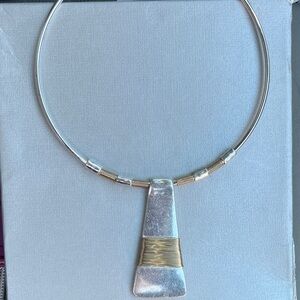 RLM SOHO Silver and Gold Pendant Necklace